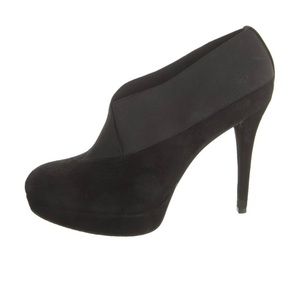 STUART WEITZMAN Great Neck Black Suede Leather Ankle Boots Size 11